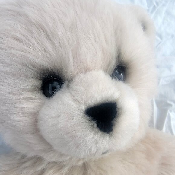 VTG WALLACE BERRIE AVANTI 1982 Plush 18" Cream Teddy Bear #962 Jockline ITALY - Picture 3 of 12